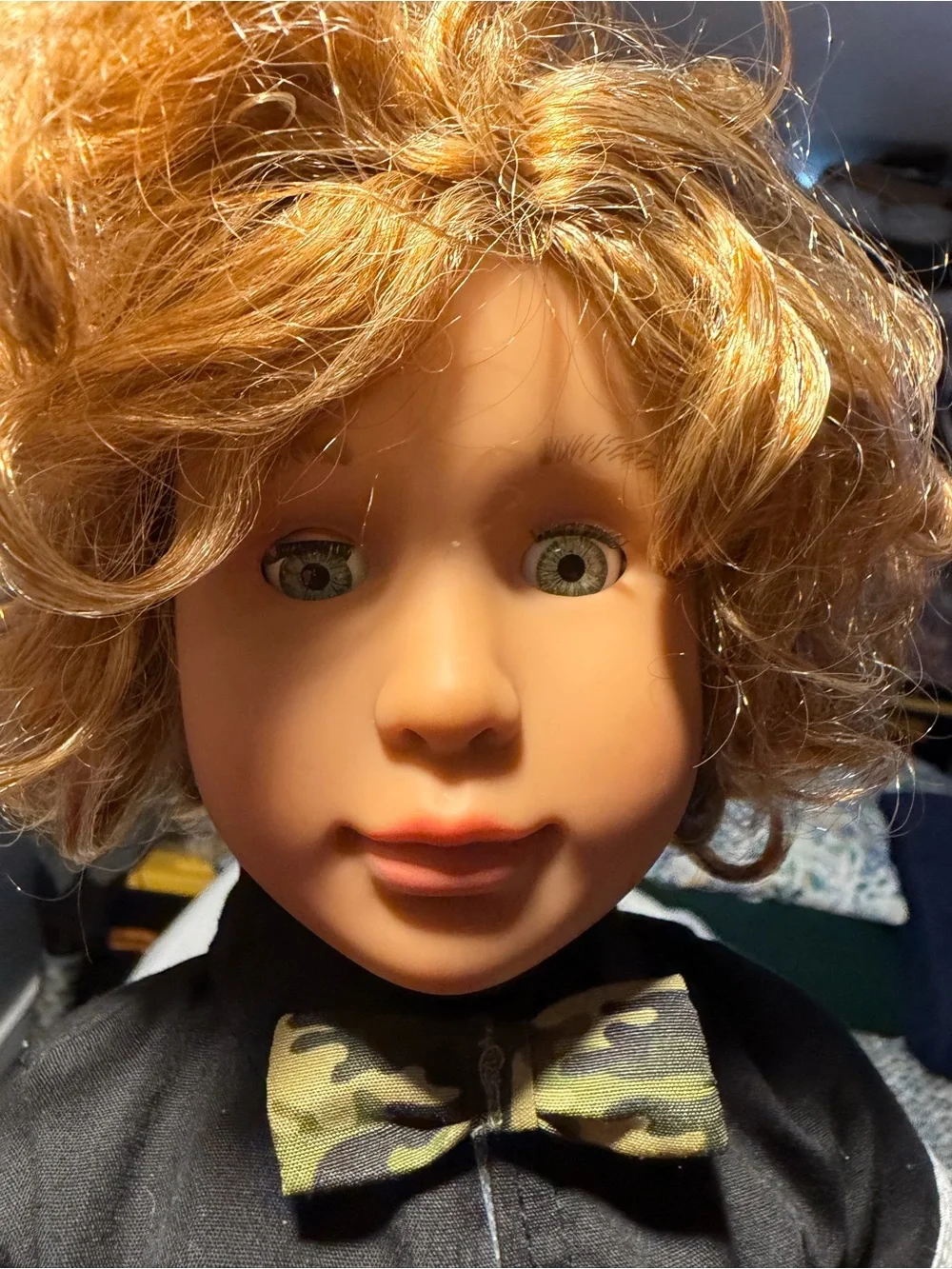 Our generation 18in Lorenz Doll Outfit Set - Black Shirt & Green Pants